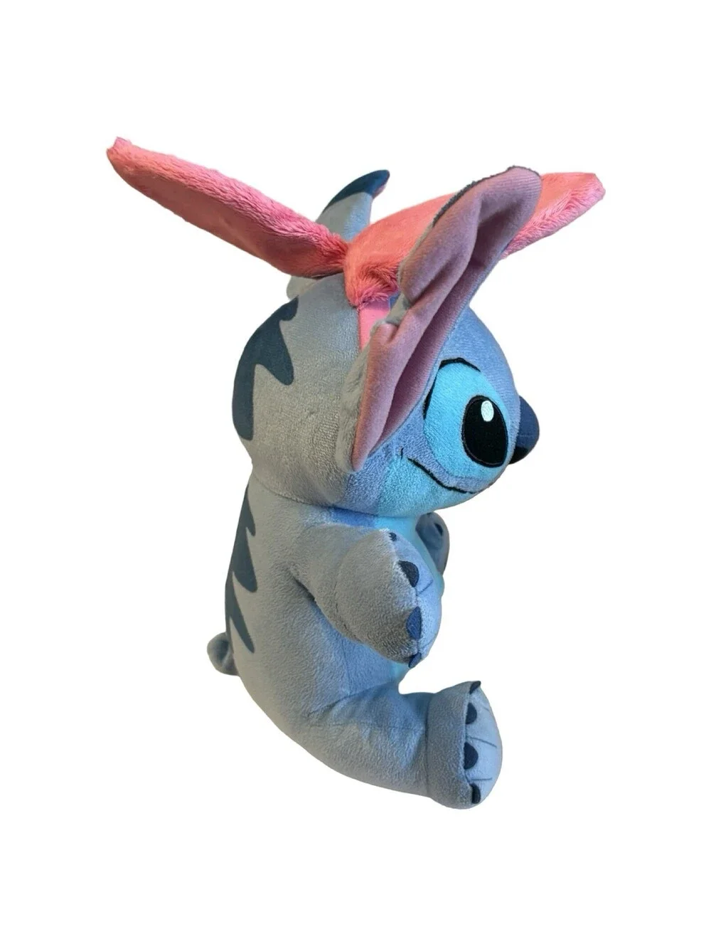 Disney Stitch Easter Bunny Ears Plush Stuffed Animal Blue Pink Just Play 12”
